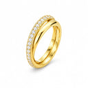 Duet Interlocking Double Band Ring