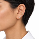Elara Baguette Ear Climber Earrings