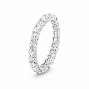 Eternelle Full Eternity Band Ring - White Gold