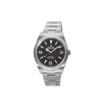 Explorer Oyster Perpetual Black Dial Steel Men's Watch