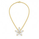 Fiora Marquise Flower Pendant Necklace