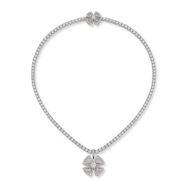 Fiorever Clover Bloom Pendant Necklace