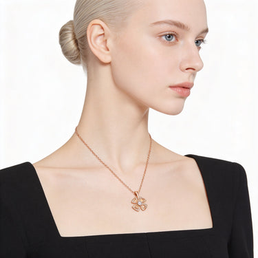 Fiorever Four Leaf Pendant Necklace