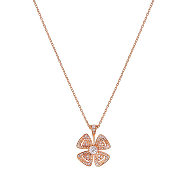 Fiorever Open Petal Flower Necklace