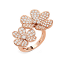18K Van Cleef & Arpels VCA Frivole Between the Finger Ring
