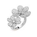 18K Van Cleef & Arpels VCA Frivole Between the Finger Ring