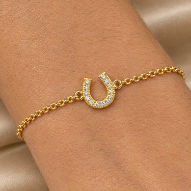 Fortuna Lucky Horseshoe Chain Bracelet