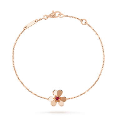 Frivole Ruby Clover Bracelet