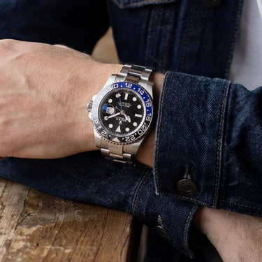 Gmt Master II Black Blue Batman Bezel Mens Watch