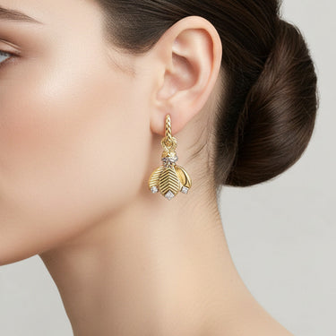 Grain De Café Drop Earrings