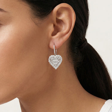 Heart Drop Earrings