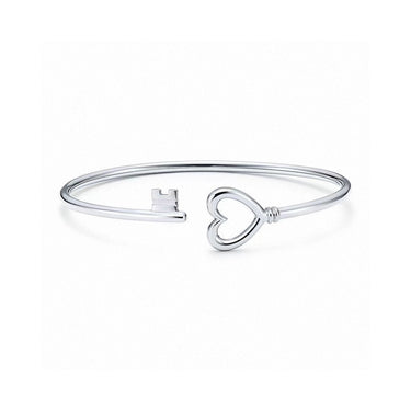 Heart Key Wire Bracelet