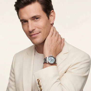 High-Precision Automatic Chronograph Men’s Timepiece With Ceramic Bezel
