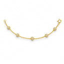 Ilaria Pave Bead Satellite Chain Bracelet