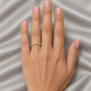 Isolde Braided Pave Twist Ring