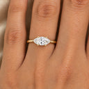 Juliette East West Marquise Ring