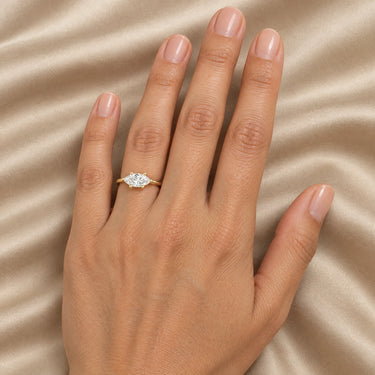 Juliette East West Marquise Ring