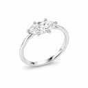 Juliette East West Marquise Ring - White Gold