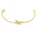 Juno Pave Dragonfly Chain Bracelet