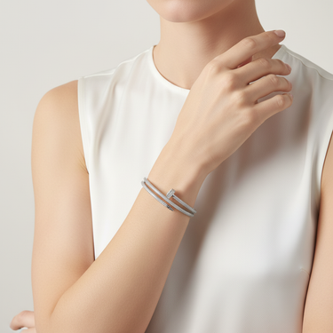 Juste Un Clou Pavé Bangle Bracelet