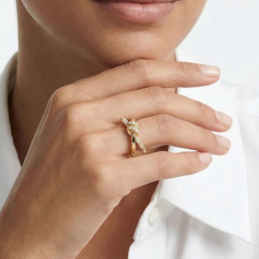 Knot Double Row Ring