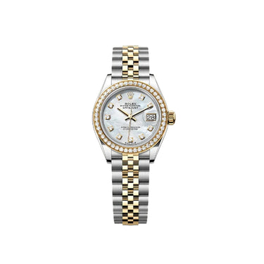 Lady-Datejust Automatic Ladies Watch With Diamond Bezel