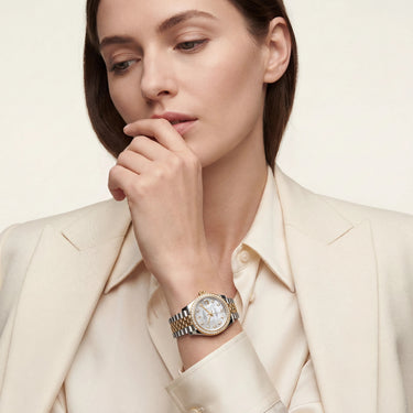 Lady-Datejust Automatic Ladies Watch With Diamond Bezel