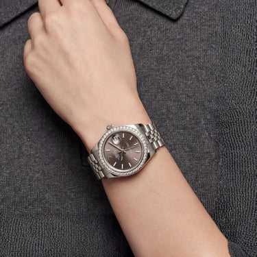 Lady Datejust Automatic Watch With Diamond Bezel Accent