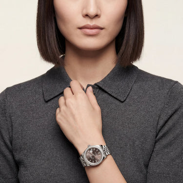 Lady Datejust Automatic Watch With Diamond Bezel Accent
