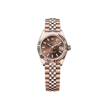 Lady Datejust Automatic Watch With Fluted Bezel And Index Dial