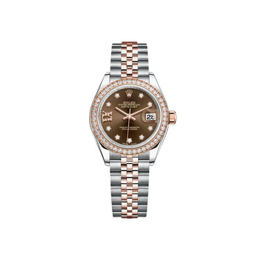 Lady Datejust Automatic Watch With Star-Style Diamond Markers