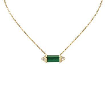 18K Les Berlingots De Malachite Necklace