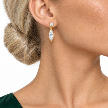 Liana Marquise Drop Earrings