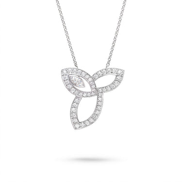 Lily Cluster Pendant Necklace