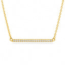 Linea Pave Bar Necklace