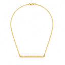Linea Pave Bar Necklace