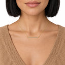 Linea Pave Bar Necklace