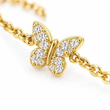 Liora Butterfly Station Chain Bracelet