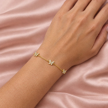 Liora Butterfly Station Chain Bracelet