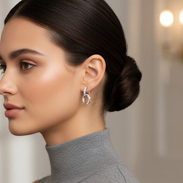 Love Double Hoop Earrings