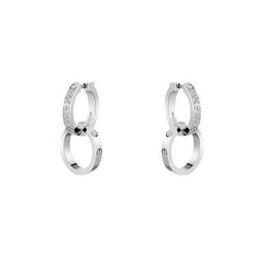 Love Double Hoop Earrings