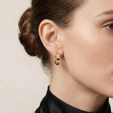 Love Hoop Earrings 2.65mm