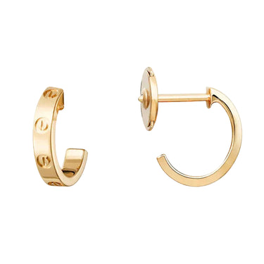 Love Hoop Earrings 2.65mm