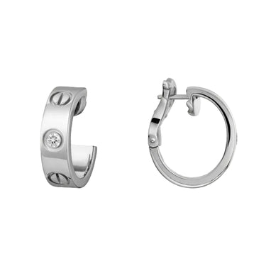 Love Hoop Earrings