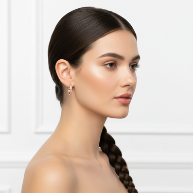 Love Pavé Hoop Earrings
