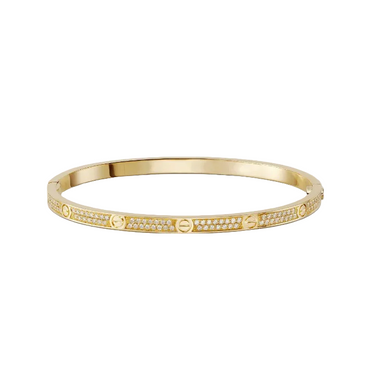 Small Love Diamonds Paved Bracelet