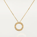 18K Love Diamond-Paved Necklace