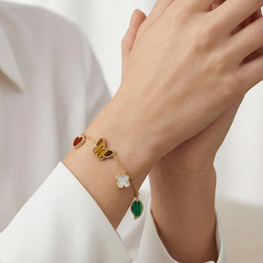 Lucky Alhambra Four Motifs Clover Bracelet