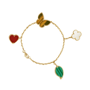 18K Lucky Alhambra Four Motifs Bracelet
