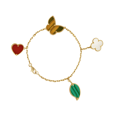 18K Lucky Alhambra Four Motifs Bracelet